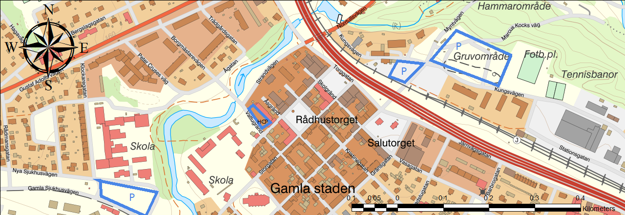 Karta parkeringar julmarknad 2021
