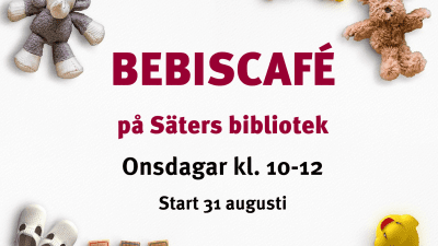 Bebiscafé på Säters bibliotek