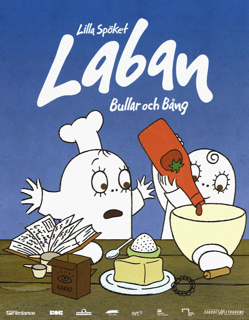 Filmposter för filmen Lilla Spöket Laban - Buller och Bång!